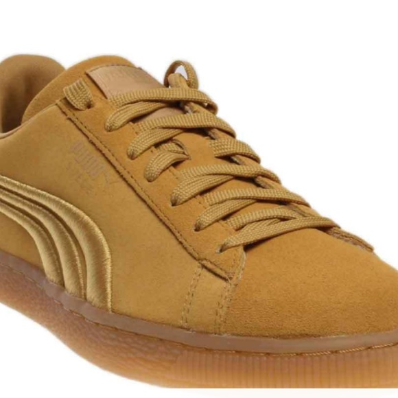 puma suede tan
